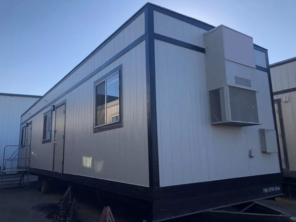 12×48 Mobile Office with Restroom 2 Private Offices & 1 Main Office