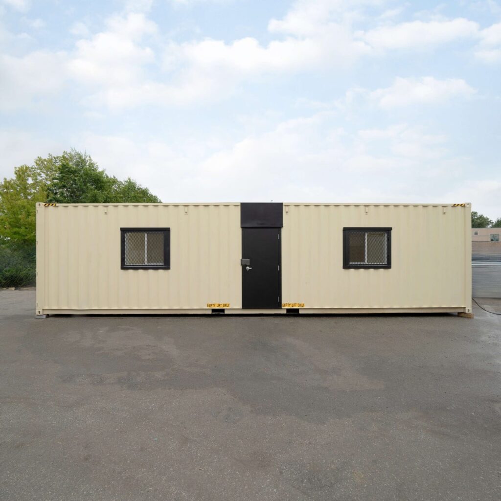 40FT HC Office CUBE – Vinyl Drywall Finished