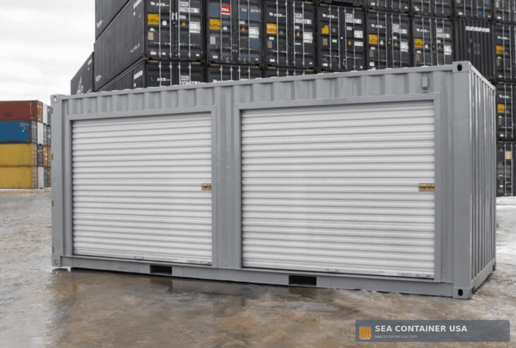 20 FT Roll Up Door Shipping Container