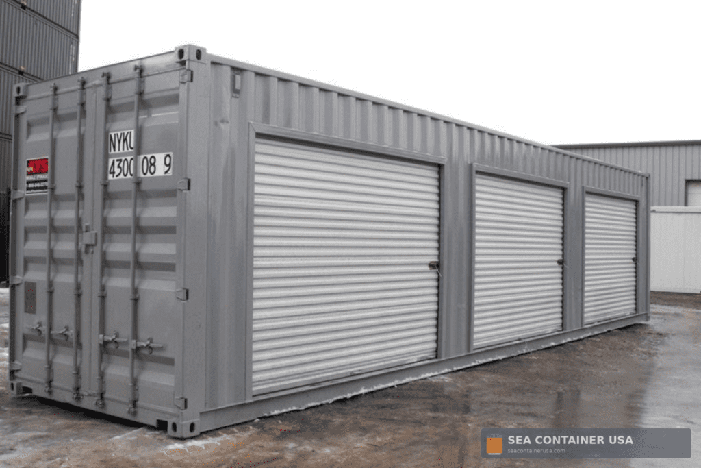 40 FT HC Container With Roll Up Doors