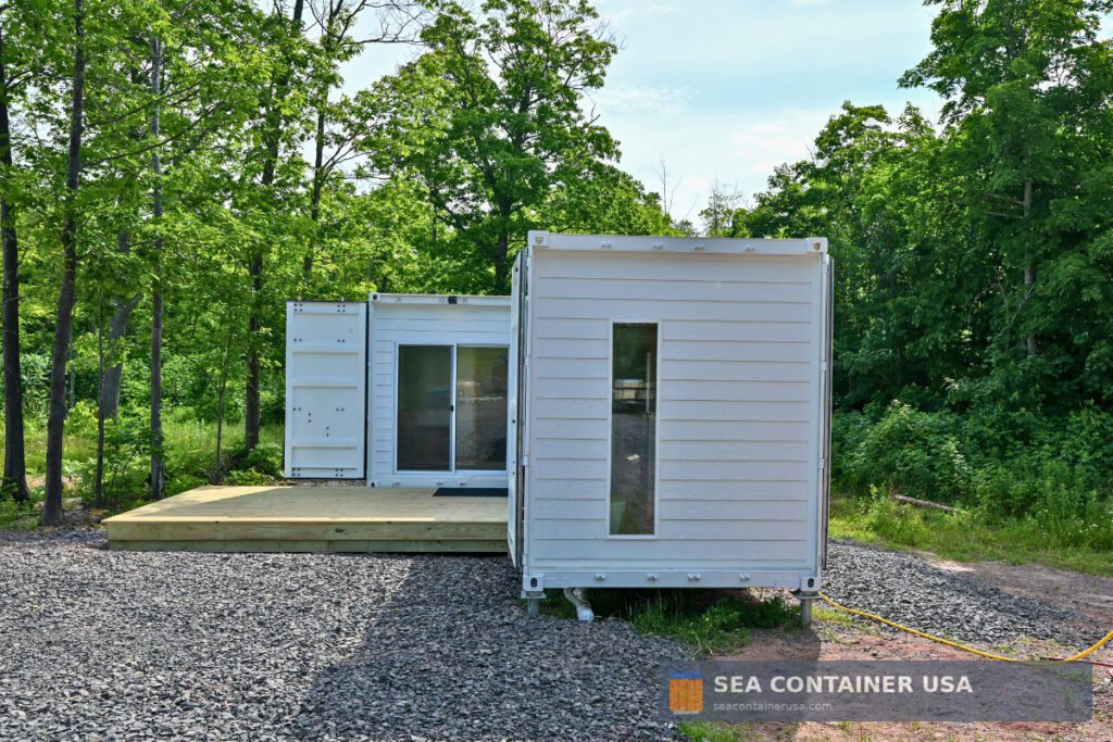 One 40ft, One 20ft Container Home